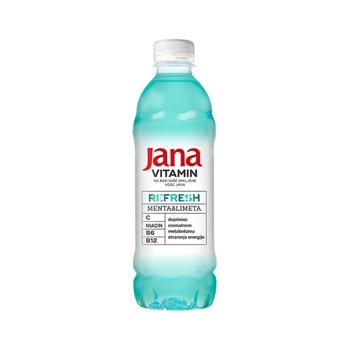 JANA VITAMIN REFRESH MENTA LIMETA 0,5l JAMNICA