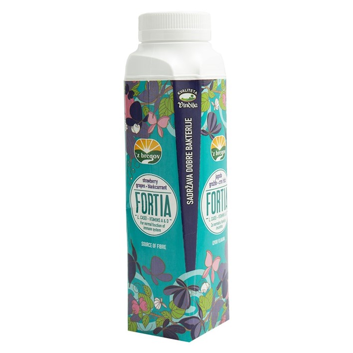JOGURT FORTIA JAGODA-GROŽĐE-CRNI RIBIZ 330g VINDIJA