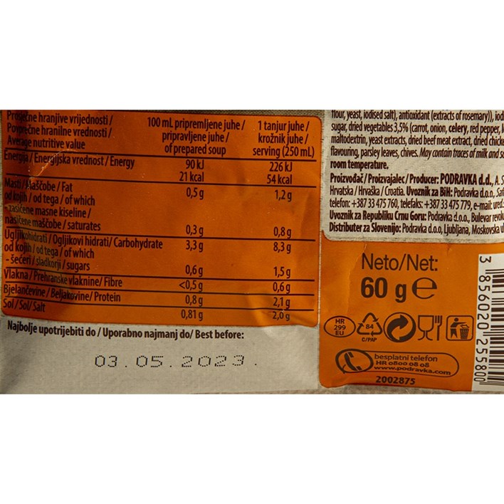 JUHA MAMINA 60g PODRAVKA