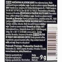 KAVA FRANCK COFFEE & GO INTENSE MLJEVENA 9g FRANCK