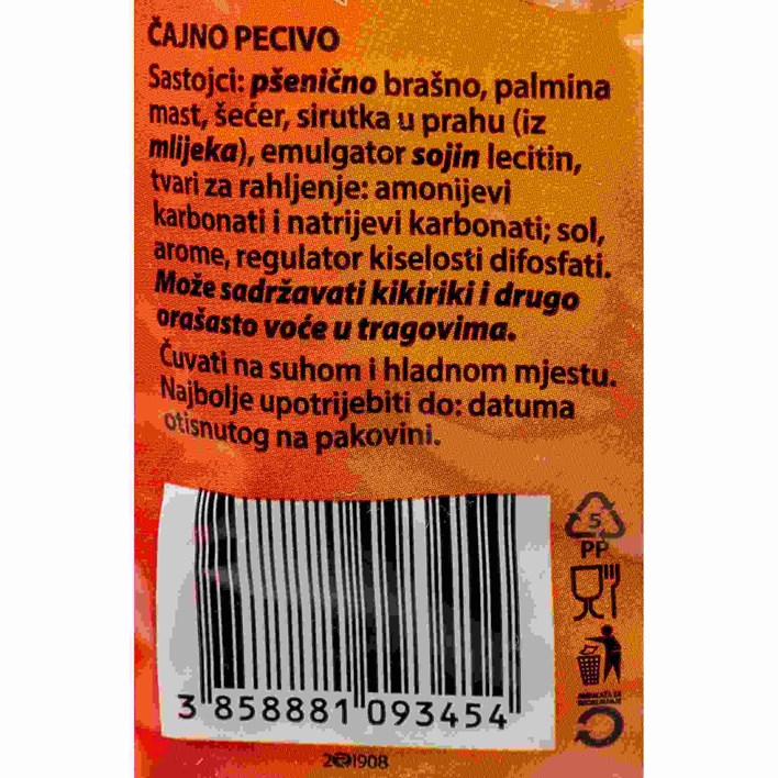 KEKS ČAJNO PECIVO 900g SAPONIA ULTRA