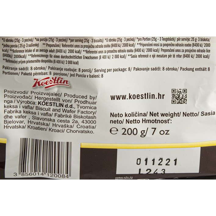 KEKS CHOCO COOKIES ORIGINAL 200g SAPONIA