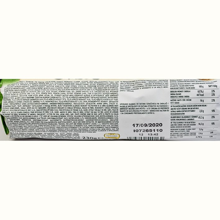KEKS GRANCEREALE KROKANT 230g AWT