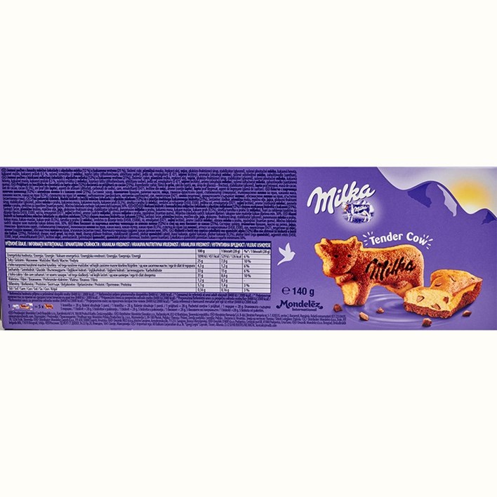 KEKS MILKA TENDER COW 140g AWT