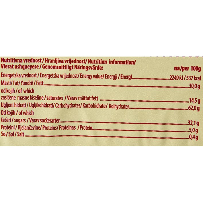 KEKS NAPOLITANKE SA ČOKOLADOM 100g DUPIN
