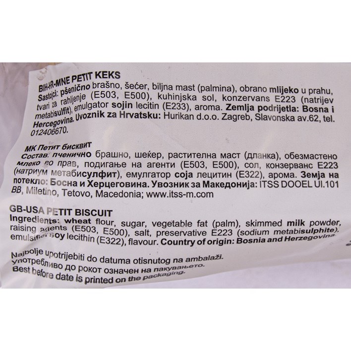 KEKS PETIT MONTE 1kg HURIKAN