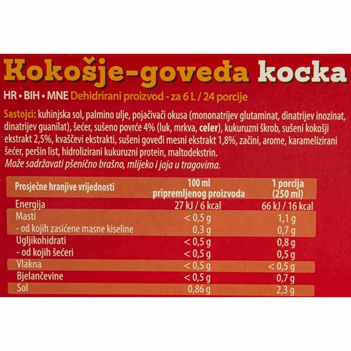 KOCKA  KRALJEVSKA 120g PODRAVKA