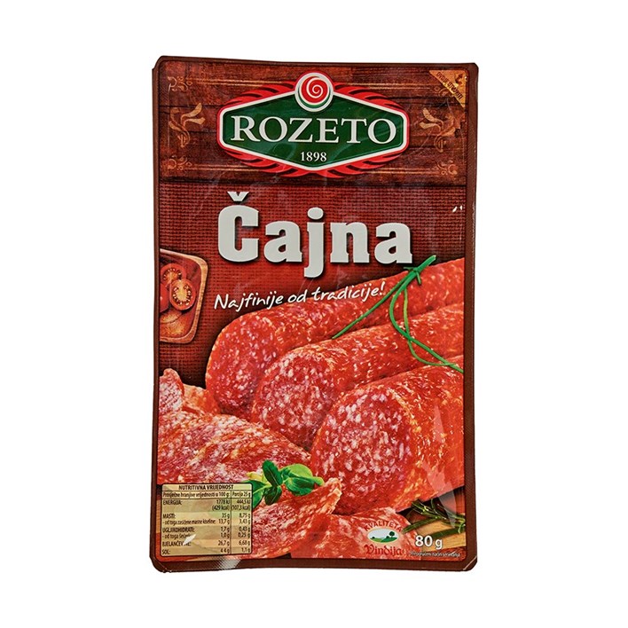 SALAMA ROZETO ČAJNA 80G VINDIJA