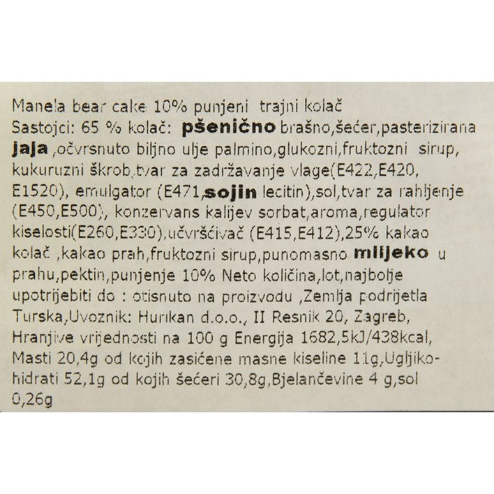KOLAČ MANELA 50g HURIKAN