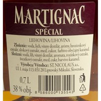 KONJAK MARTIGNAC SPECIAL 0,7l PREHRANA