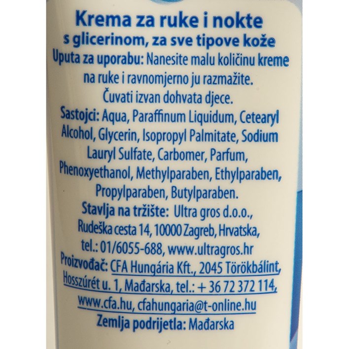 KREMA ZA RUKE CHARME S GLICERINOM 100ml ULTRA