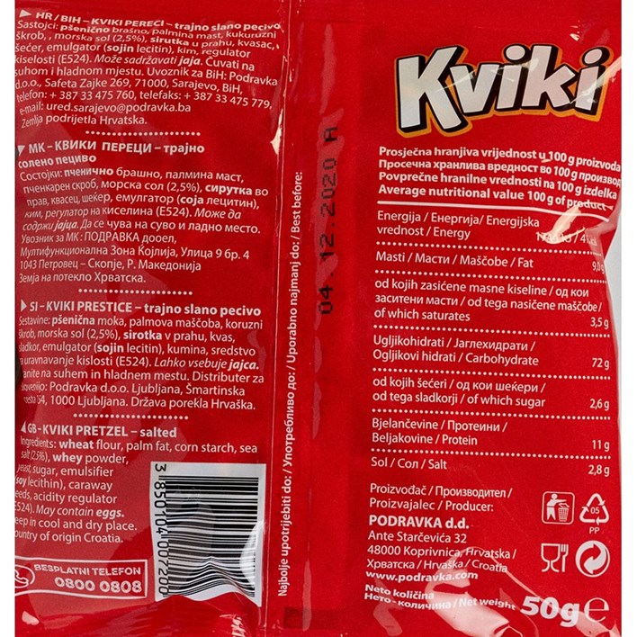 PERECI KVIKI 50 G