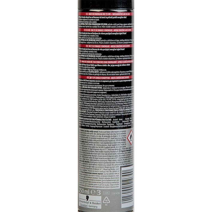 LAK ZA KOSU TAFT POWER 250ML