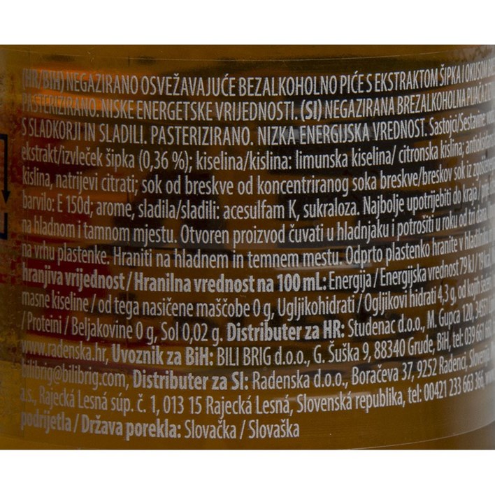 LEDENI ČAJ STUDENA BRESKVA 0,5l AWT