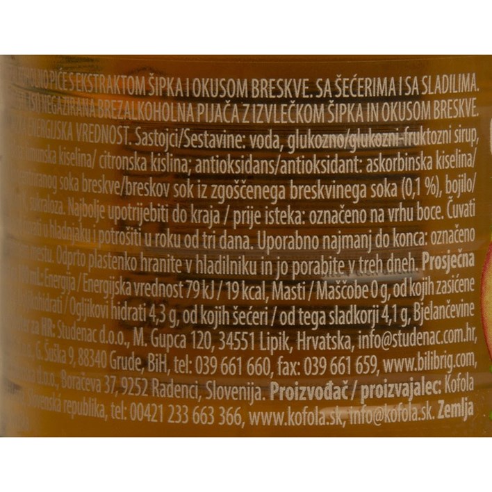 LEDENI ČAJ STUDENA BRESKVA 0,5l AWT