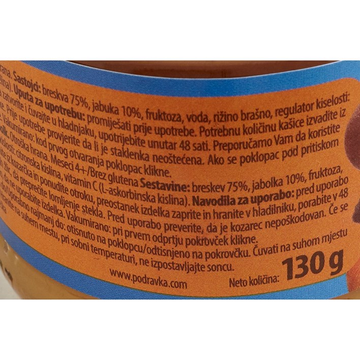 DJEČJA KAŠICA LINO BRESKVA 130g PODRAVKA