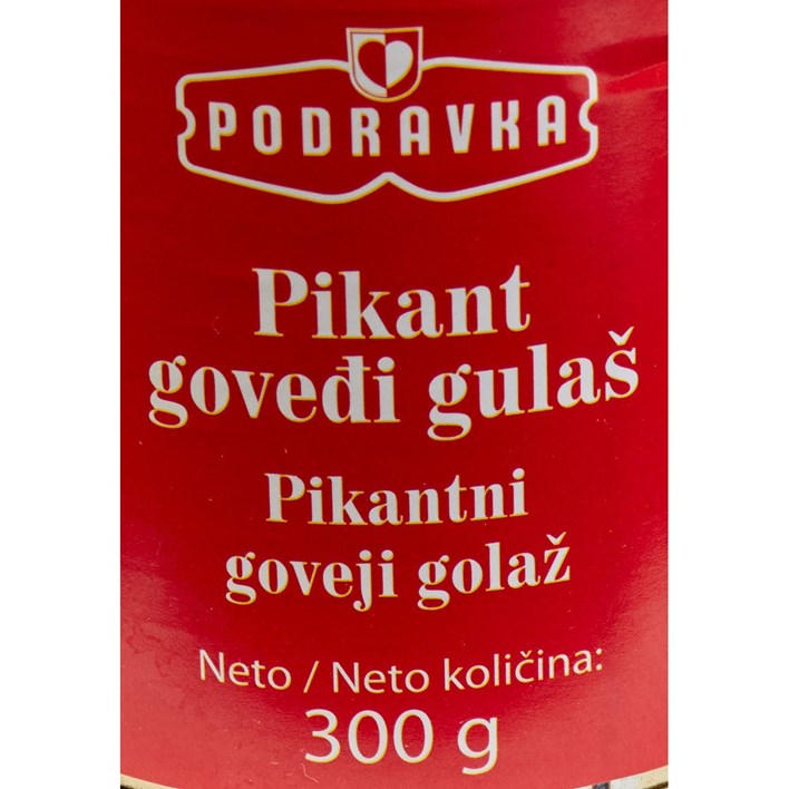 GOTOVO JELO GOVEĐI GULAš PIKANT 300g PODRAVKA