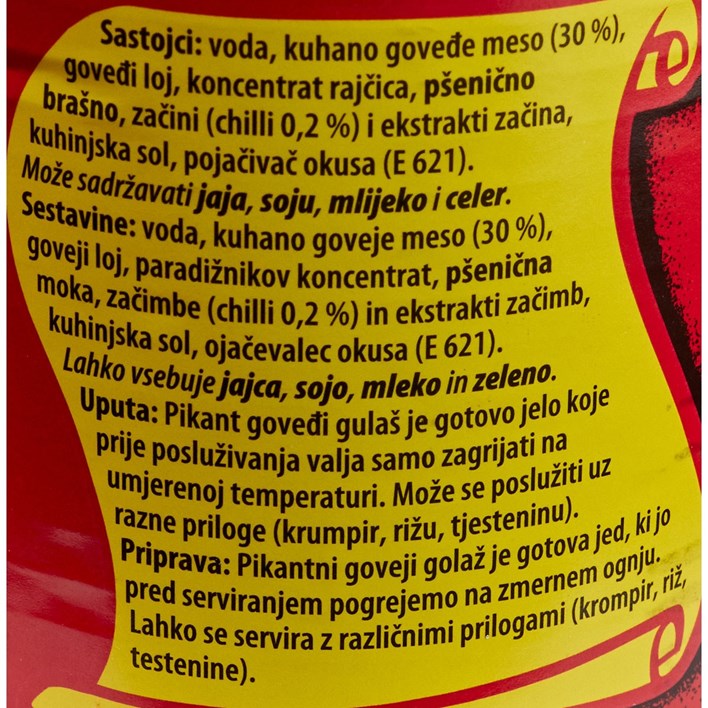 GOTOVO JELO GOVEĐI GULAš PIKANT 300g PODRAVKA