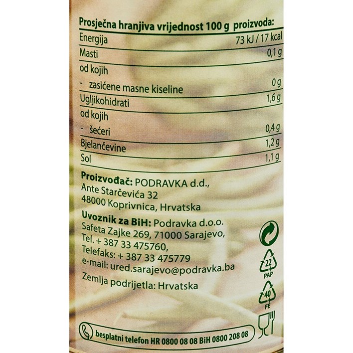 MAHUNE LIMENKA 420g PODRAVKA