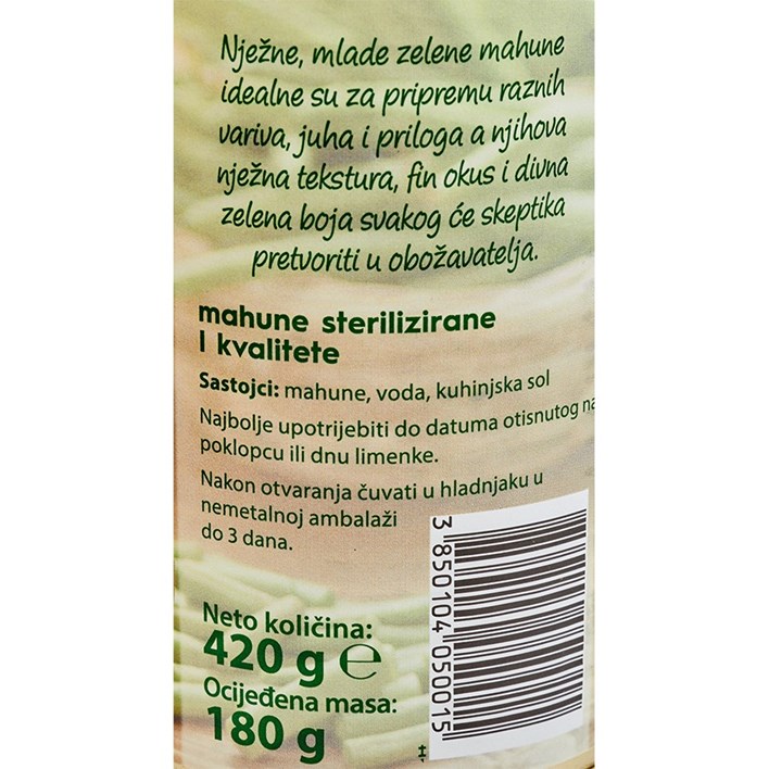 MAHUNE LIMENKA 420g PODRAVKA
