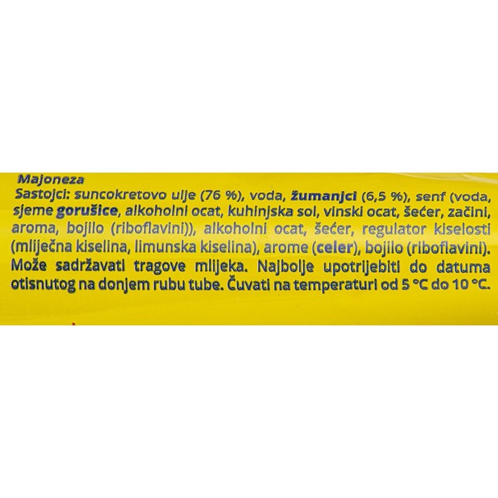MAJONEZA DELIKATESNA TUBA 165g ZVIJEZDA ULTRA