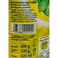 POVRĆE MAKEDONSKI MIX BONDUELLE 400g ORBICO