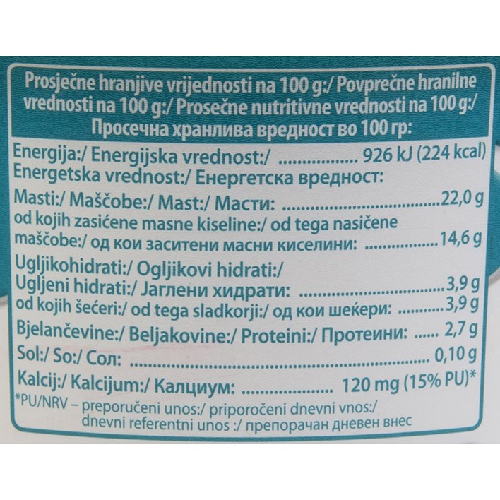 MILERAM 22%mm 900g VINDIJA