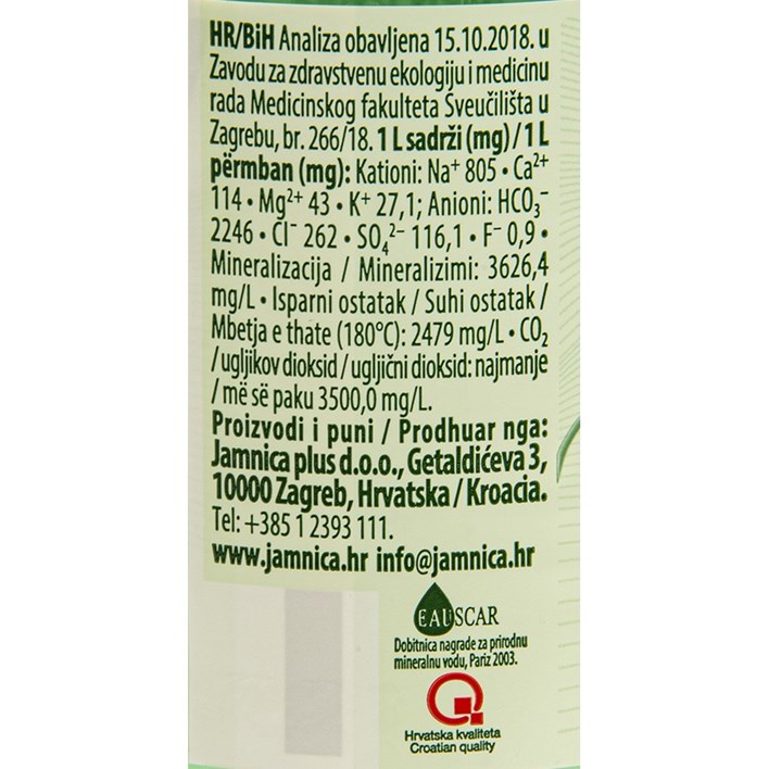 MINERALNA VODA JAMNICA 0,5l PVC JAMNICA