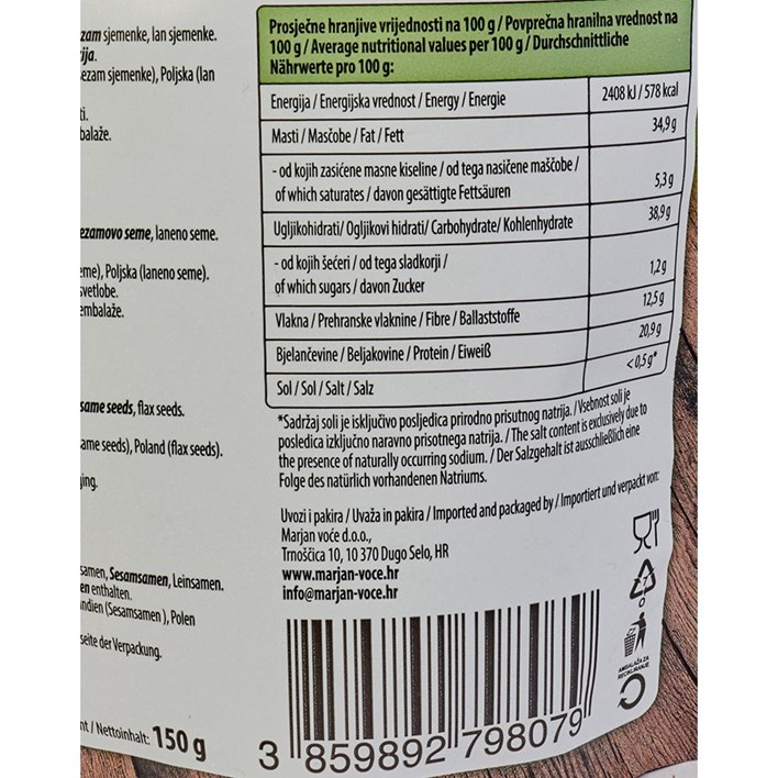 MIX ZA PECIVA 150g