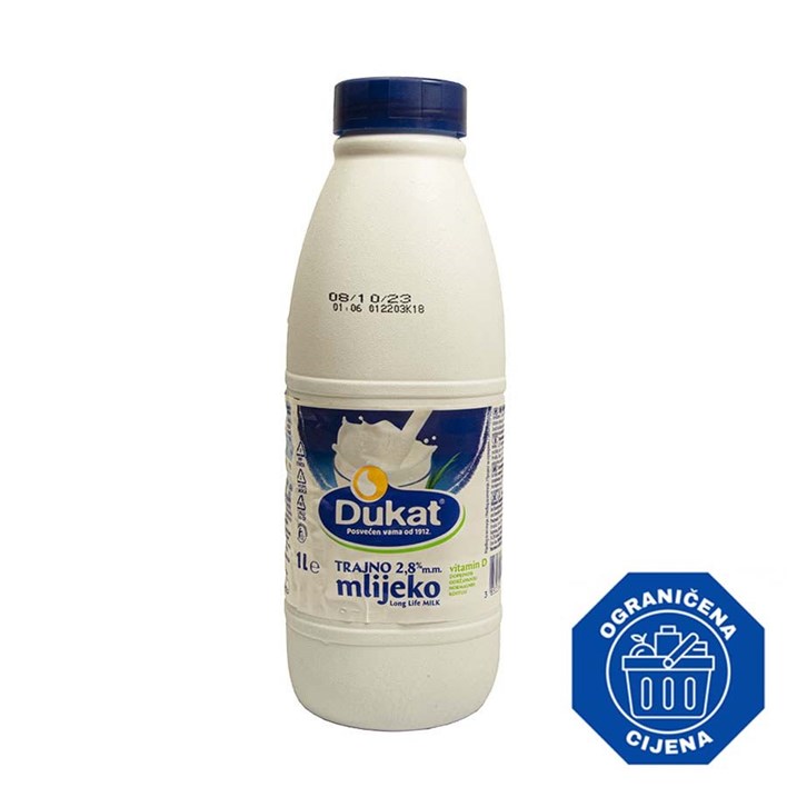 MLIJEKO TRAJNO 2,8%MM 1L BOCA DUKAT