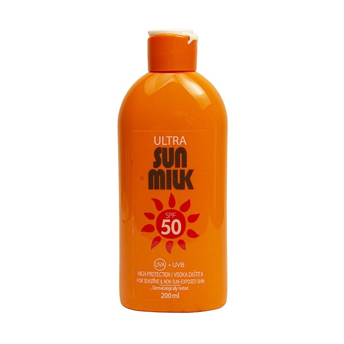 MLIJEKO ZA SUNČANJE SPF 50 200ml UKLTRA