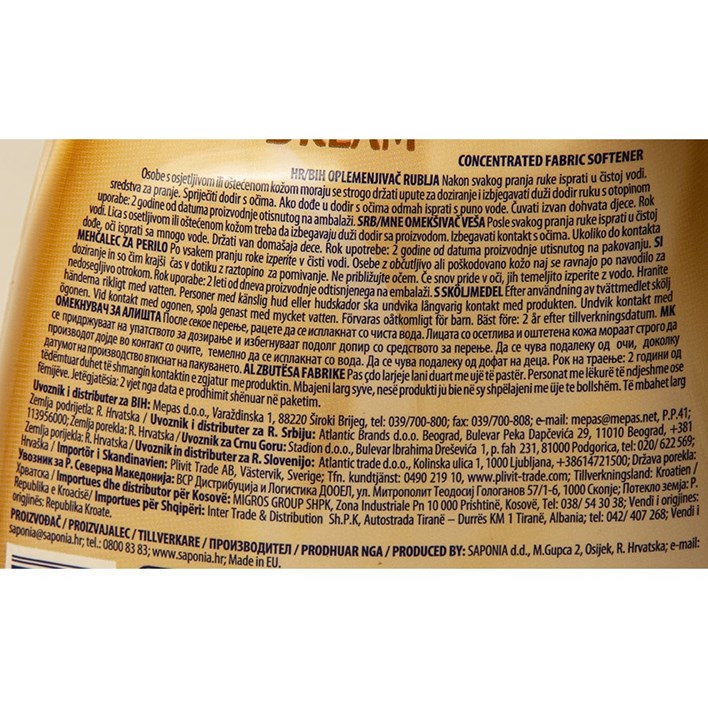OMEKŠIVAČ ORNEL GOLDEN DREAM 1,6l SAPONIA