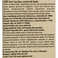 OSVJEŽIVAČ ZA WC ŠKOLJKU DUCK AQUA BLUE 40g ORBICO