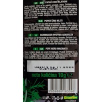 PAPAR CRNI MLJEVENI 10g ŠAFRAM
