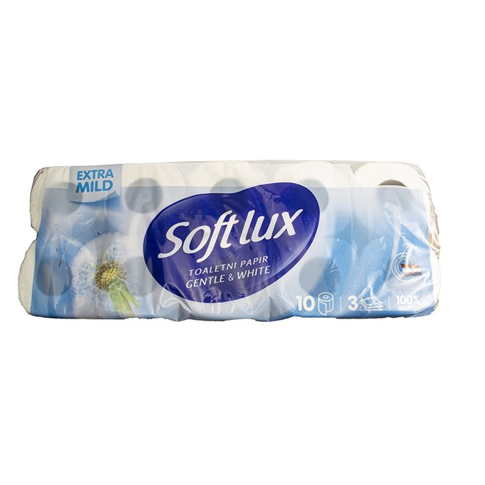 PAPIR TOALETNI SOFT LUX TROSLOJNI 8kom DELT