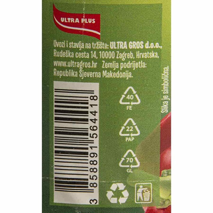 PAPRIKA KISELA PEČENA CRVENA 650g ULTRA