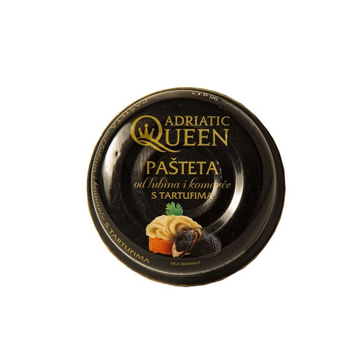 PAŠTETA ADRIATIC QUEEN OD LUBINA I KOMARČE S TARTUFIMA 95g SARDINA