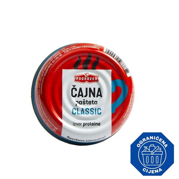 PAŠTETA ČAJNA 95g PODRAVKA