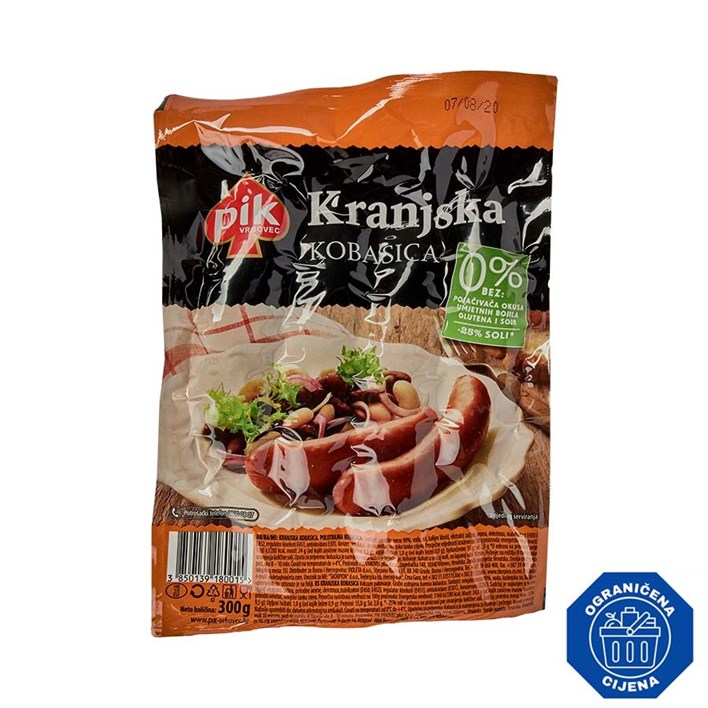 PIK KRANJSKA KOBASICA VP 300g