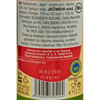 PIVO BUDWEISER PREMIUM 0,5l POVRATNA AMBALAŽA CARLSBERG