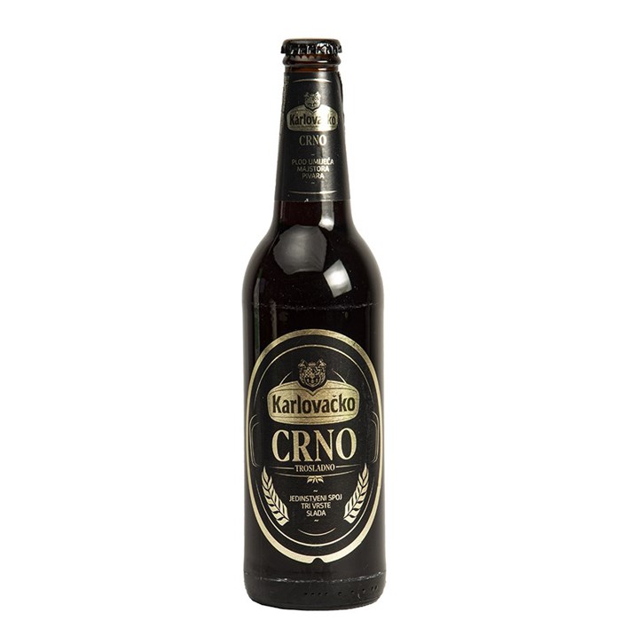 PIVO KARLOVAČKO 0,5L CRNO POVRATNA AMBALAŽA