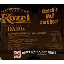 PIVO KOZEL DARK 4X0,5l ATLANTIC
