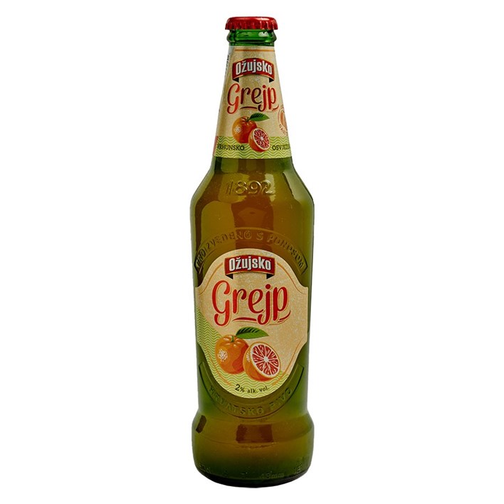 PIVO OŽUJSKO 0,5L GREJP POVRATNA AMBALAŽA