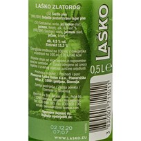 PIVO ZLATOROG LAŠKO 0,5l POVRATNA AMBALAŽA