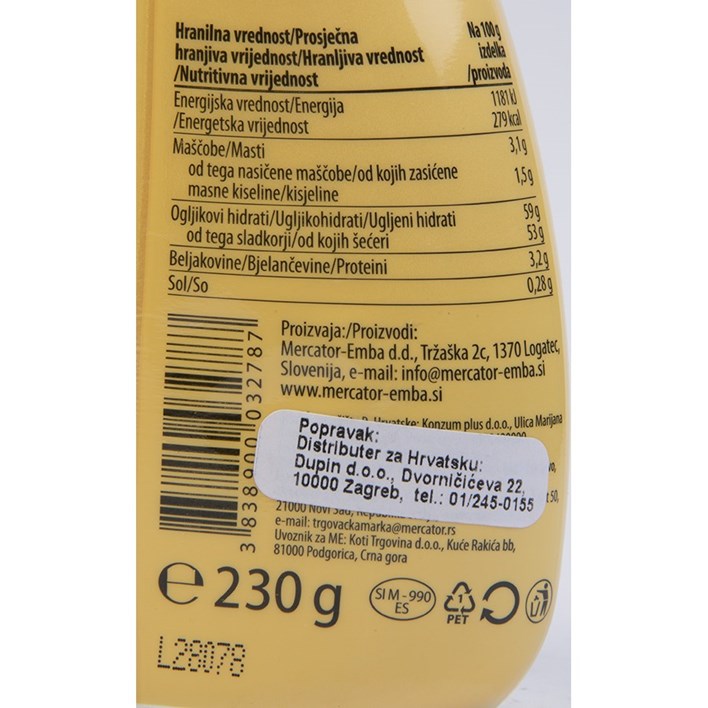 PRELJEV SLADKI GREH 230G ČOKOLADA DUPIN