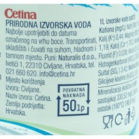 VODA PRIRODBA IZVORSKA CETINA 0,5l