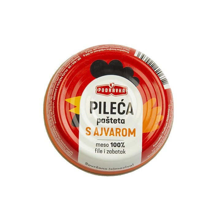 PAŠTETA PILEĆA S AJVAROM 95g PODRAVKA