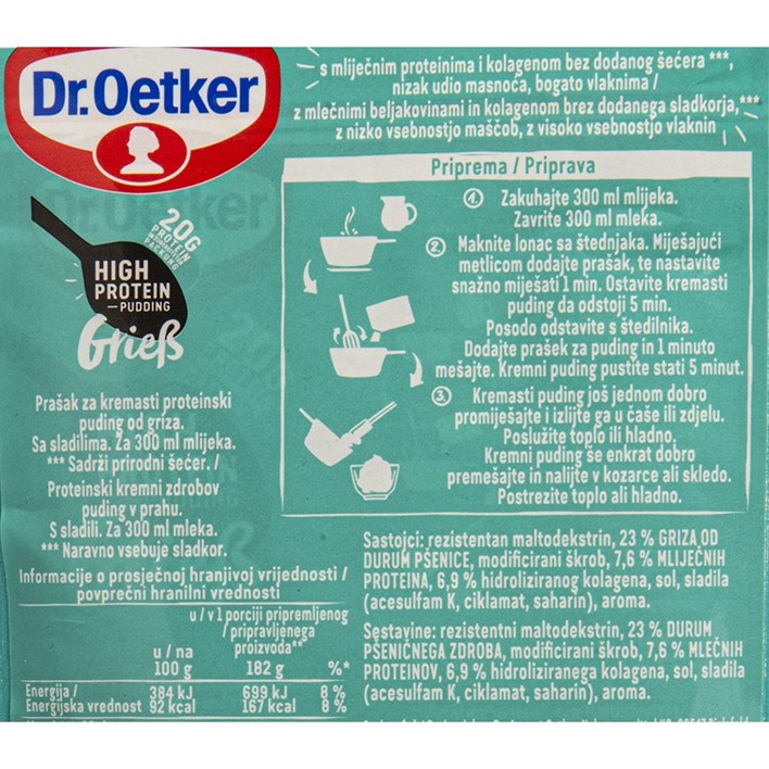 PUDING HIGH PROTEIN GRIZ 65g DR.OETKER