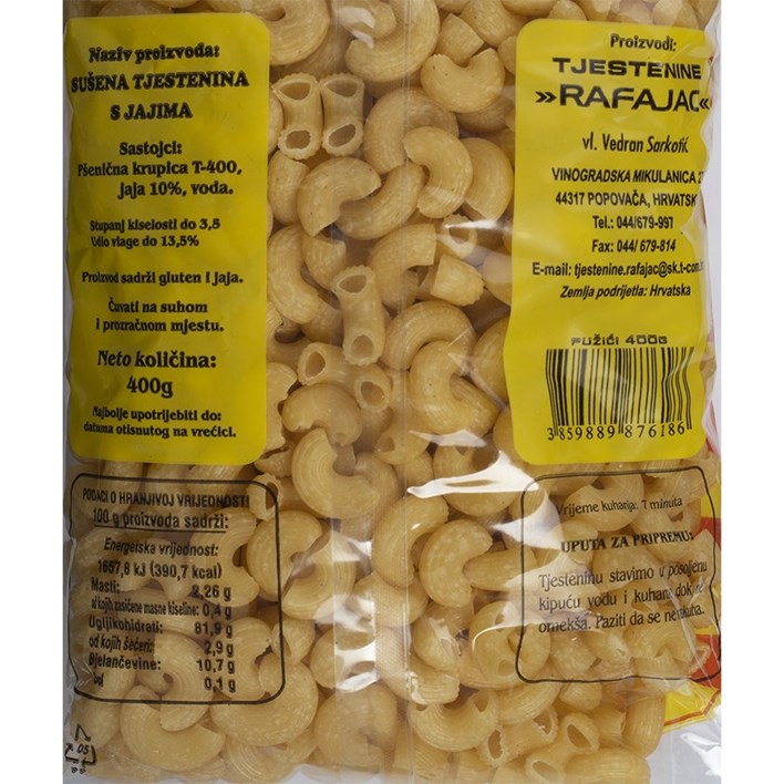 TIJESTO PUŽIĆ 400 G RAFAJAC