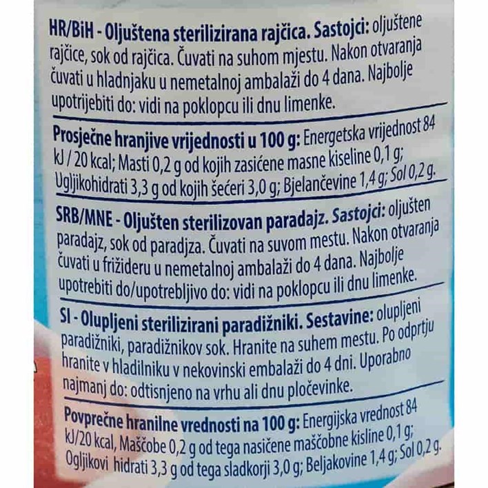 RAJČICA PELAT 800g PODRAVKA